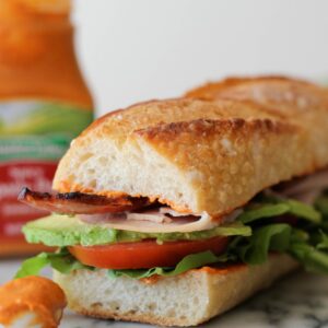 Avocado Club Sandwich with Spicy Chipotle Pepper Spread