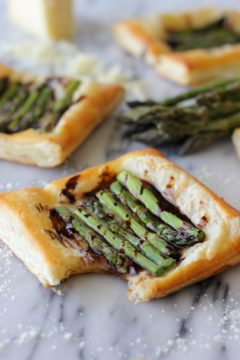 Asparagus Tart with Balsamic Reduction