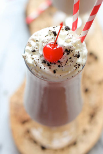 Kahlua Cookies and Cream Milkshake