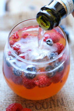 Peach Prosecco Punch