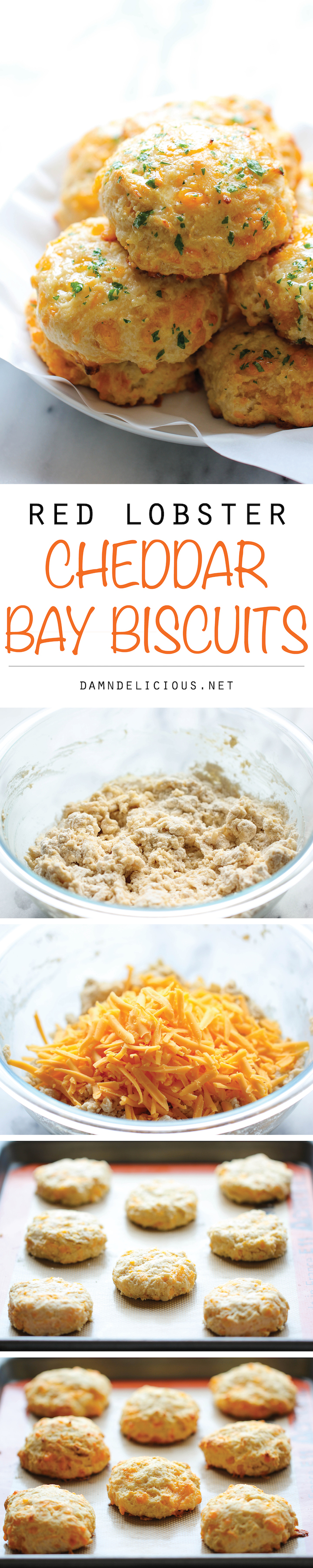 Red Lobster Cheddar Bay Biscuits - These copycat biscuits are so easy to make in just 20 min, and they taste a million times better!