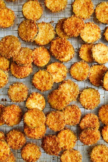 Zucchini Parmesan Crisps