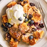 Baked Blueberry Lemon French Toast