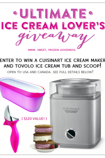 Ice Cream Lover’s Giveaway!