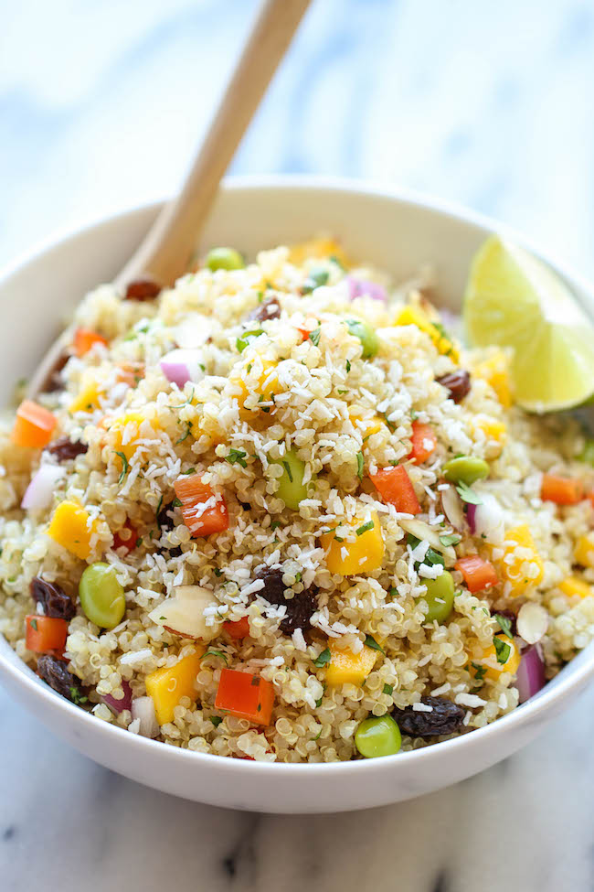 Whole Food's California Quinoa Salad - A healthy, nutritious copycat recipe that tastes 1000x better than the store-bought version!