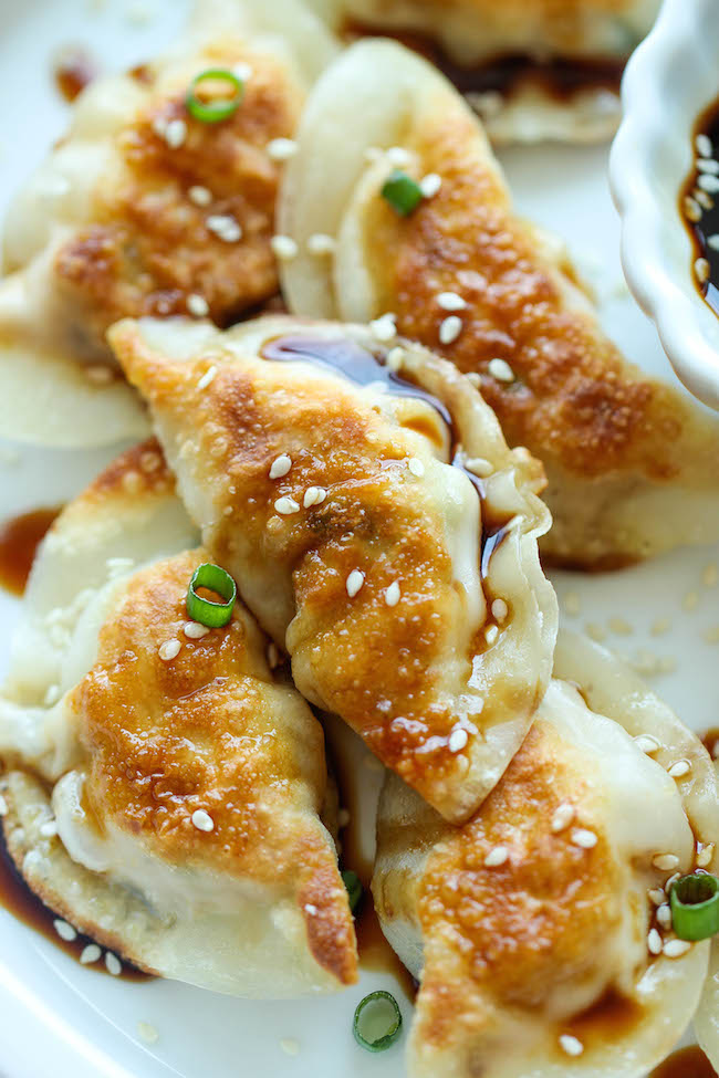 Sesame Chicken Potstickers - Potstickers are unbelievably easy to make. Best of all, they're freezer-friendly, perfect for those busy weeknights!