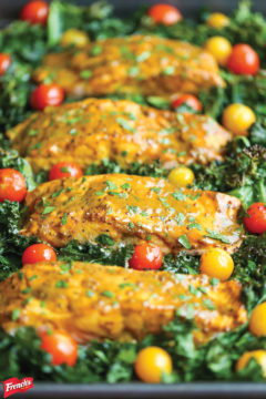 One Pan Salmon and Veggies