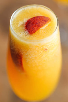 Frozen Peach Bellini