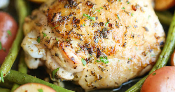 One Pan Greek Chicken