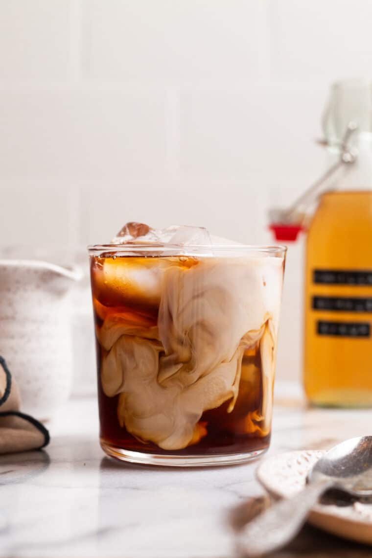 Perfect Iced Coffee - Tips and tricks to make the best, most perfect iced coffee right at home. It's quick, easy and so budget-friendly!