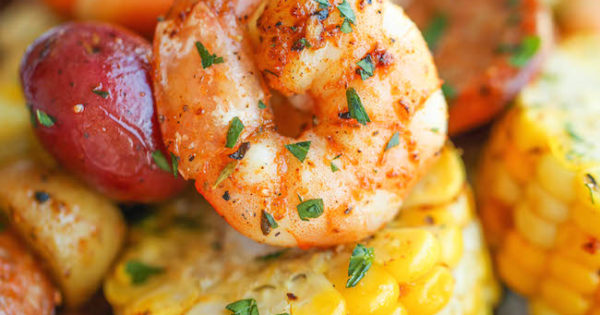 Shrimp Boil Foil Packets