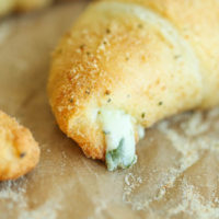 Spinach and Artichoke Dip Roll Ups