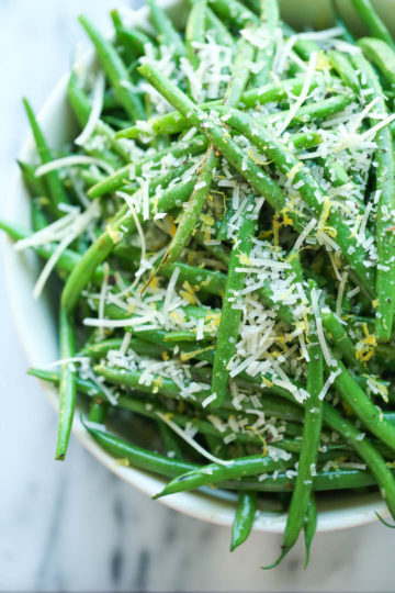 Lemon Parmesan Green Beans