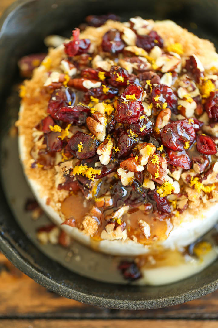 Cranberry Pecan Baked Brie - Simple, elegant and an absolute crowd-pleaser! Best of all, this is one of the easiest appetizers EVER with only 5-10 min prep!