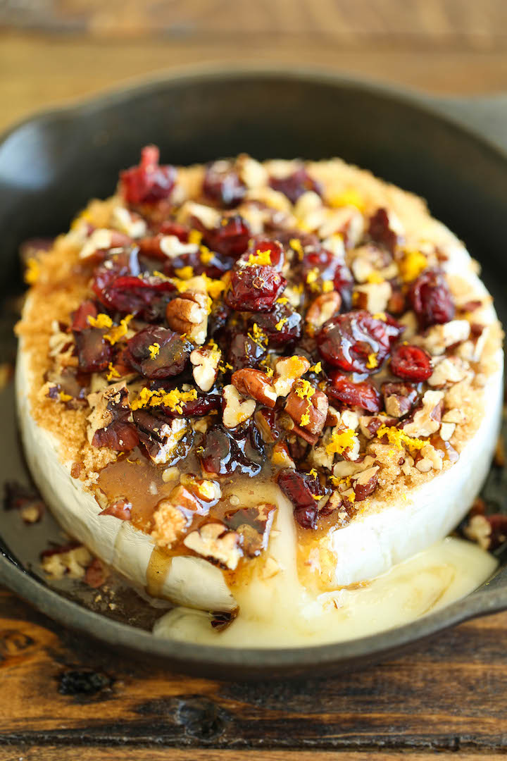 Cranberry Pecan Baked Brie - Simple, elegant and an absolute crowd-pleaser! Best of all, this is one of the easiest appetizers EVER with only 5-10 min prep!