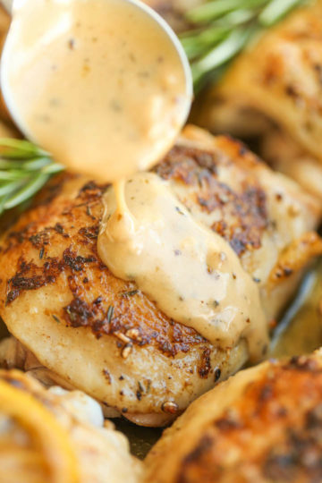 Herb Chicken with Lemon Cream Sauce