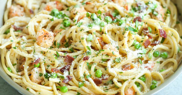 Shrimp Carbonara