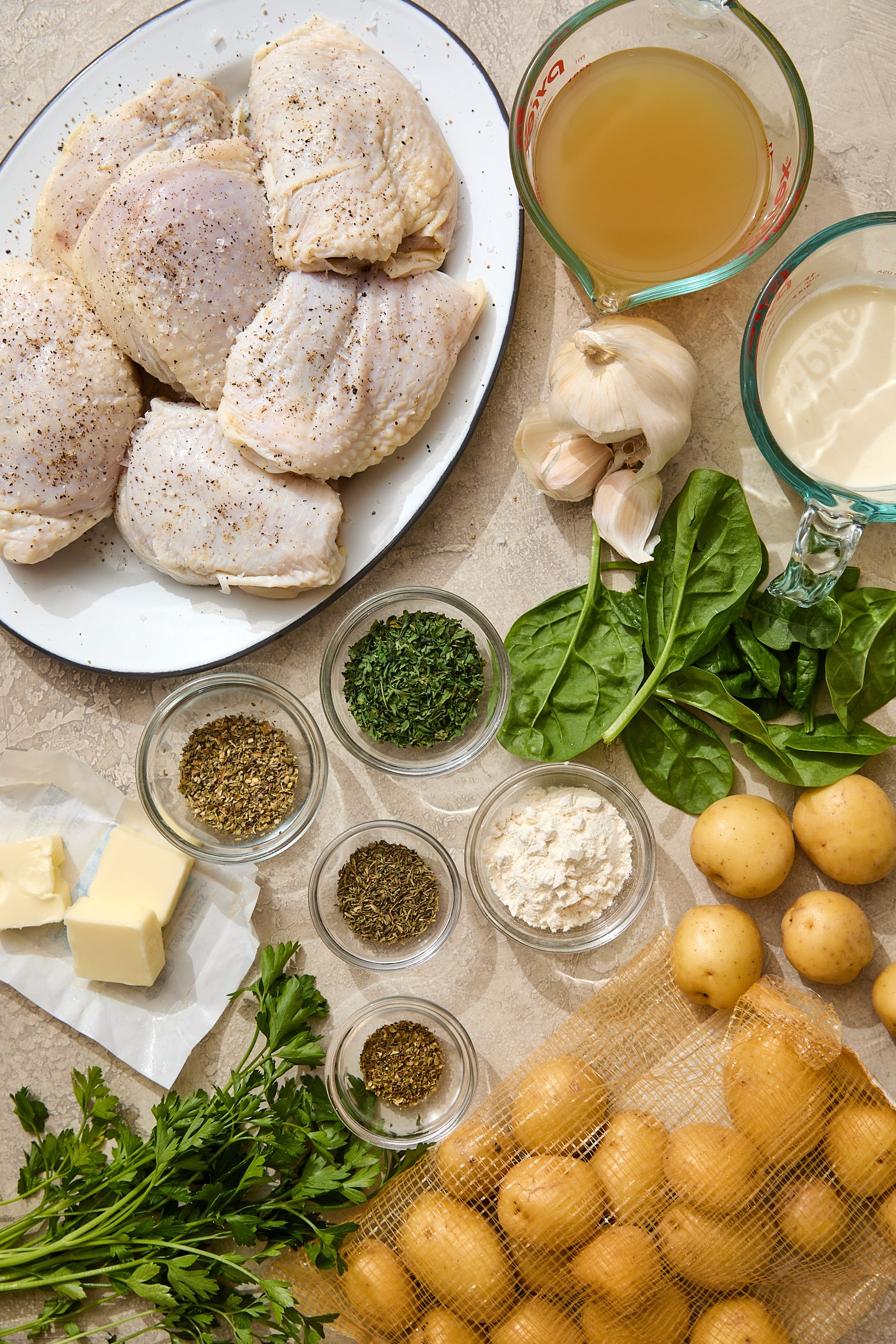 Chicken and Potatoes with Garlic Parmesan Cream Sauce - Image 3