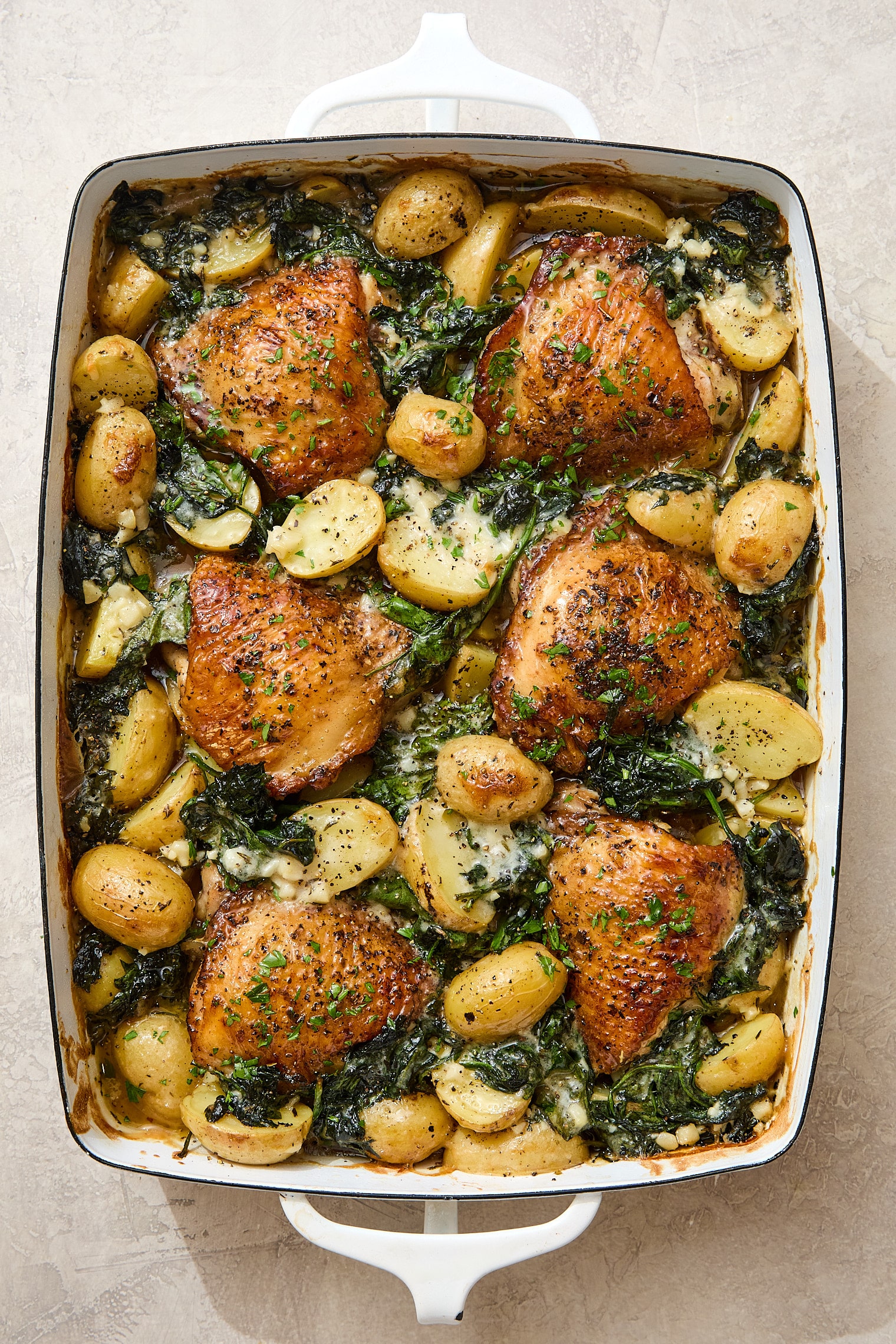 Chicken and Potatoes with Garlic Parmesan Cream Sauce - Image 4