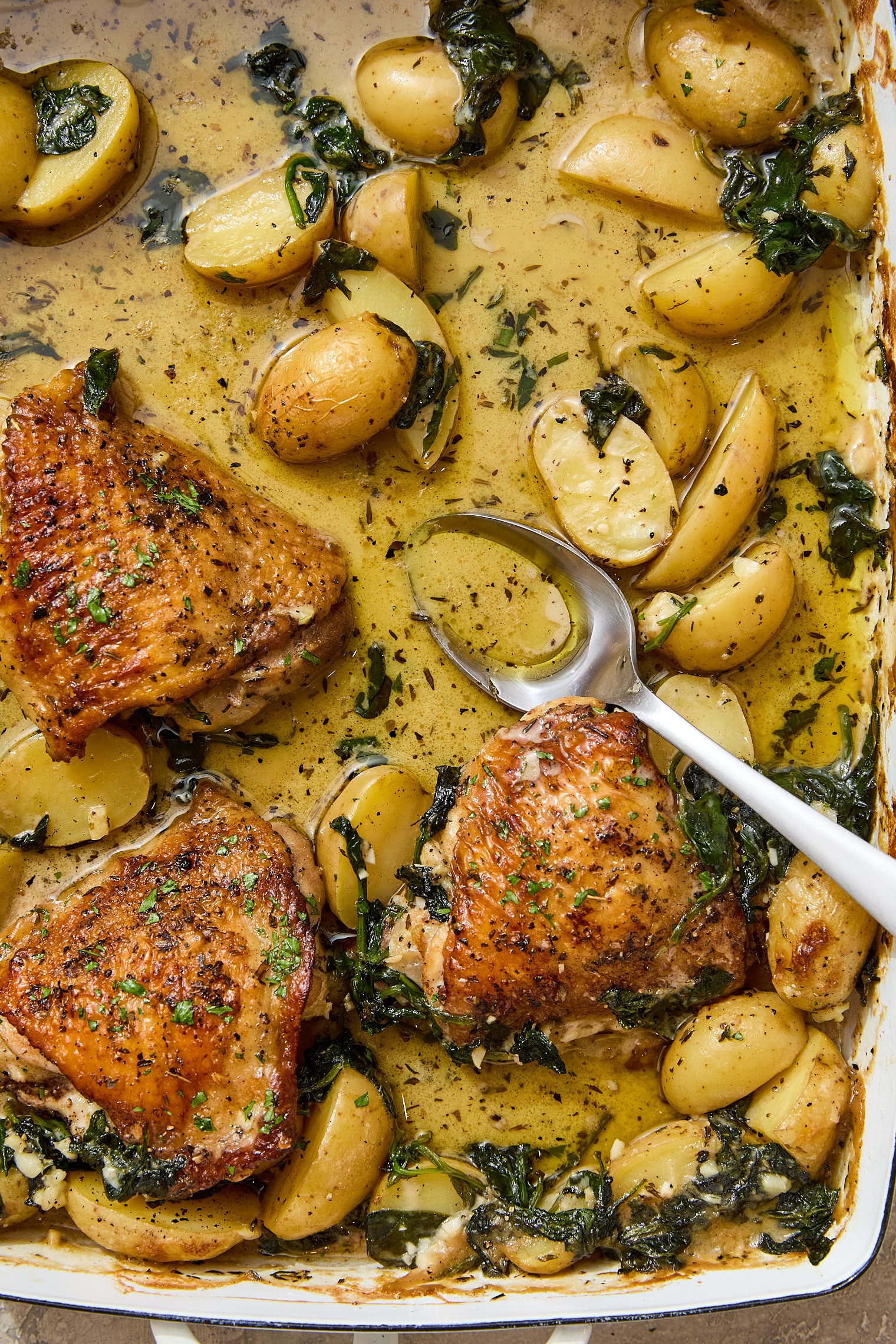Chicken and Potatoes with Garlic Parmesan Cream Sauce - Image 5
