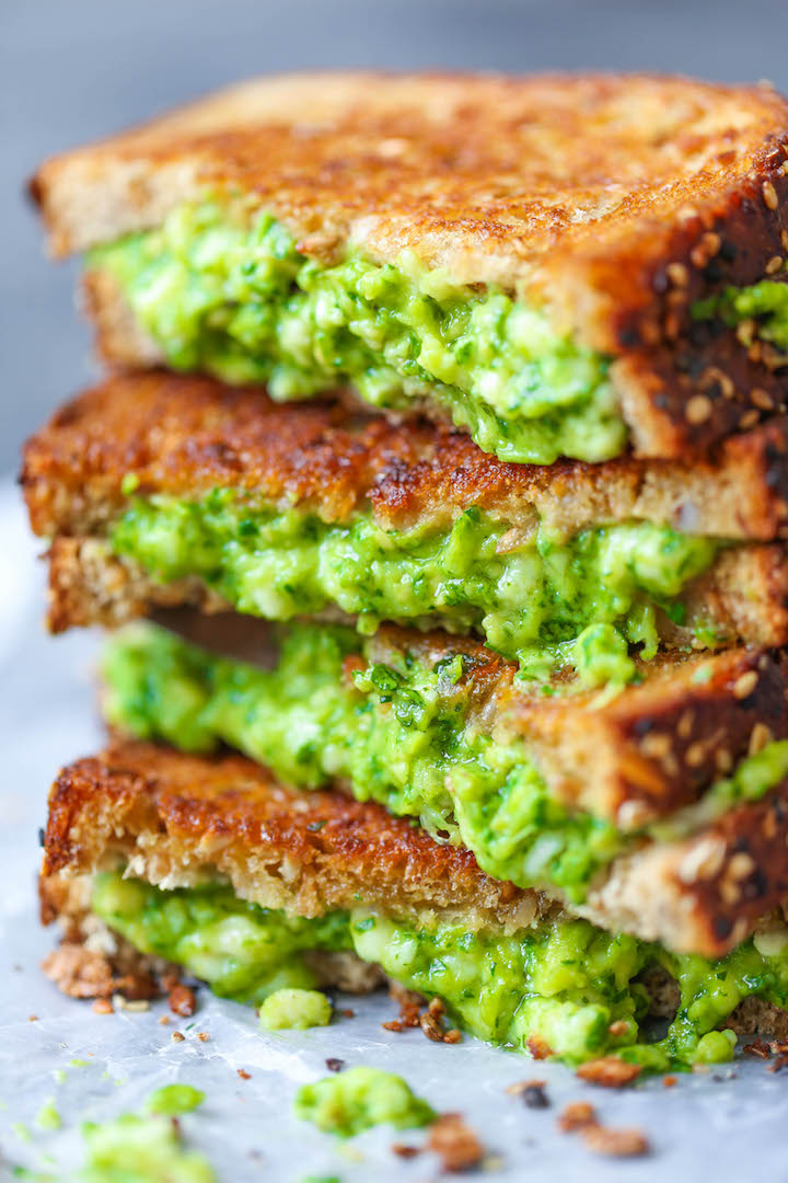 Avocado Grilled Cheese - So buttery and just downright AH-MAZING, oozing with avocado cheesy goodness. It's the best grilled cheese ever, hands down!