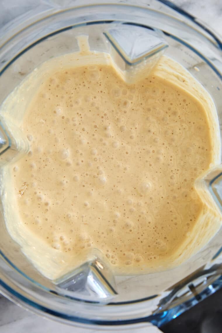 Healthy Protein Waffles - Breakfast of champions! High protein waffles made in a blender with easy 10 min prep! So filling with 20g protein.