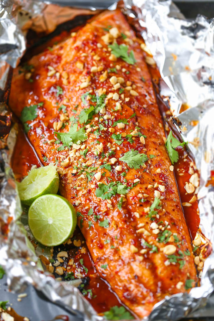 Thai Salmon in Foil