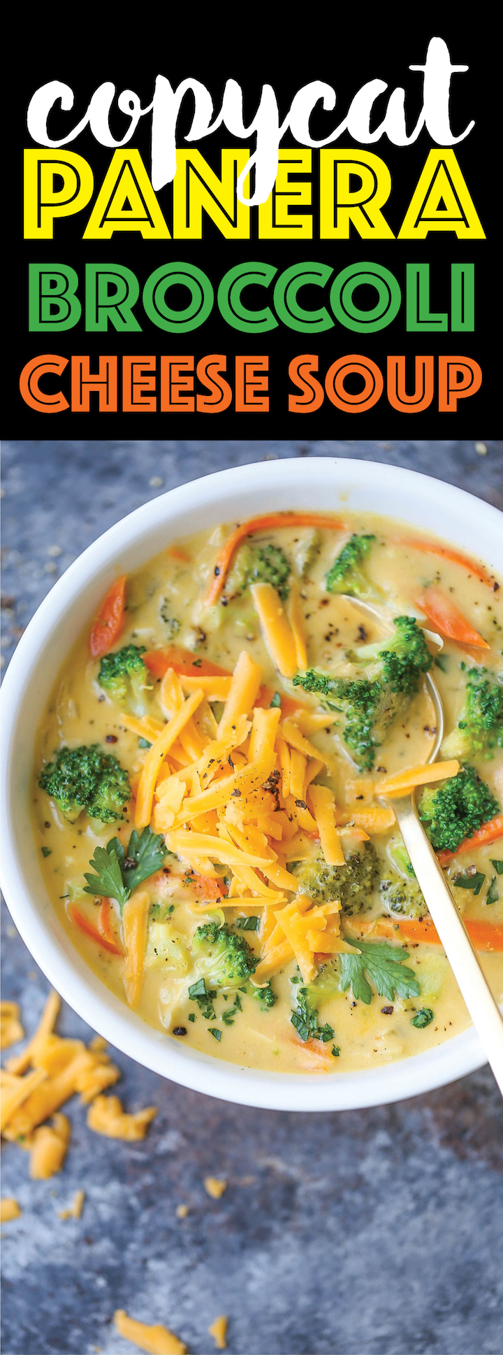 Copycat Panera Broccoli Cheese Soup - Damn Delicious