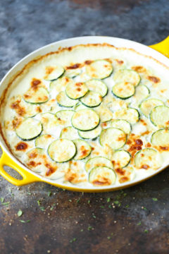 Cheesy Zucchini Gratin