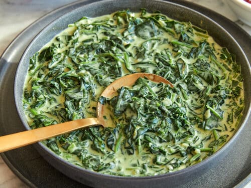 old fashioned creamy spinach salad dressing Creamy Bacon Dressing and Greens