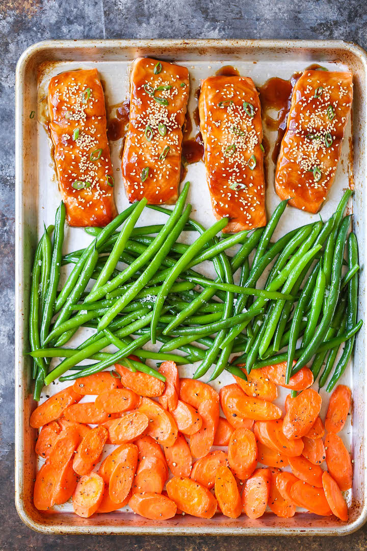 Sheet Pan Teriyaki Salmon