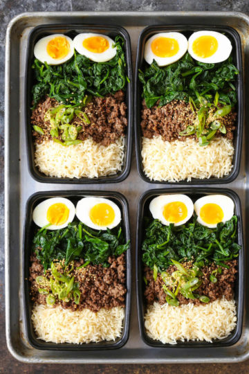 Korean Beef Bowl Meal Prep