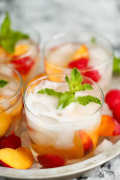Raspberry Peach Sangria
