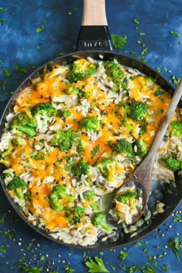 Cheesy Chicken and Broccoli Rice Casserole