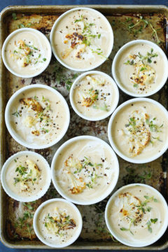 Roasted Cauliflower Soup