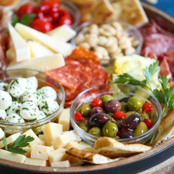 Antipasto Appetizer Cheese Board