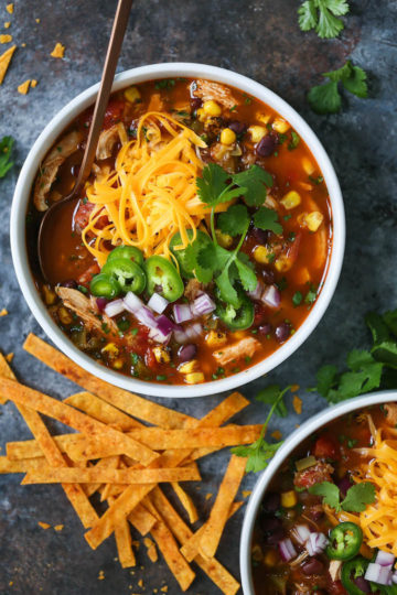 Chicken and Quinoa Tortilla Soup
