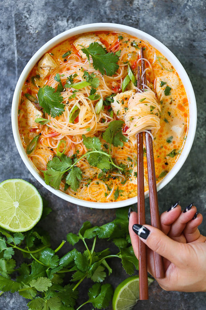 Thai Red Curry Noodle Soup: A Spicy and Flavorful Delight