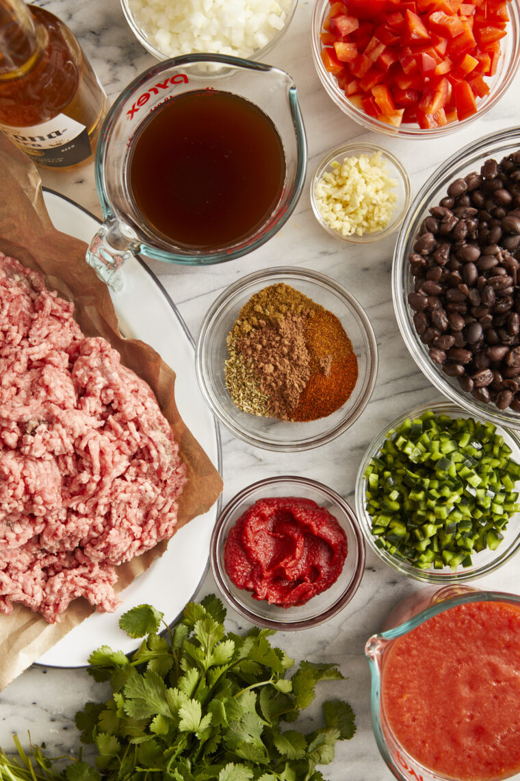 The Best Instant Pot Chili - Hands down THE BEST chili ever. Done in less than 1 hour with no babysitting, no fuss! So easy and so flavorful!