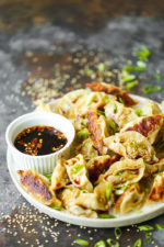 Garlic Ginger Chicken Potstickers