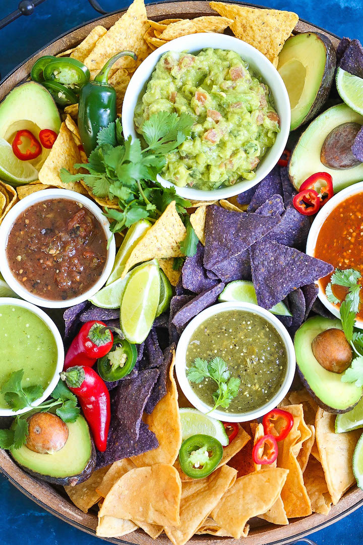 How to Build a Salsa Bar - Build your very own salsa bar for your next party or get-together! Your guests will be very happy, super impressed, and well-fed! The best part? It takes just minutes to whip up without slaving away in the kitchen!