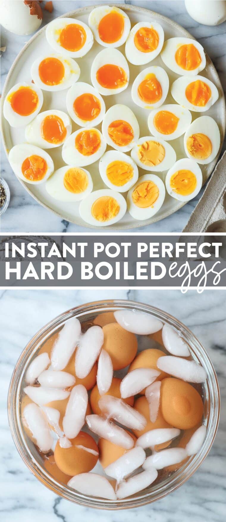 Instant Pot Perfect Hard Boiled Eggs - How to make Instant Pot hard boiled eggs! They are so easy to peel and perfectly cooked every single time. Quick, easy and hands off!