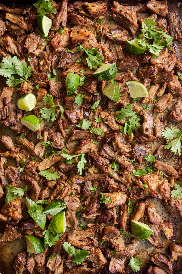 Instant Pot Pork Carnitas - The best Mexican pork carnitas! Juicy, fall-apart tender, and so flavorful. Made in just a fraction of the time!