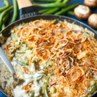 Green Bean Casserole with Crispy Fried Shallots