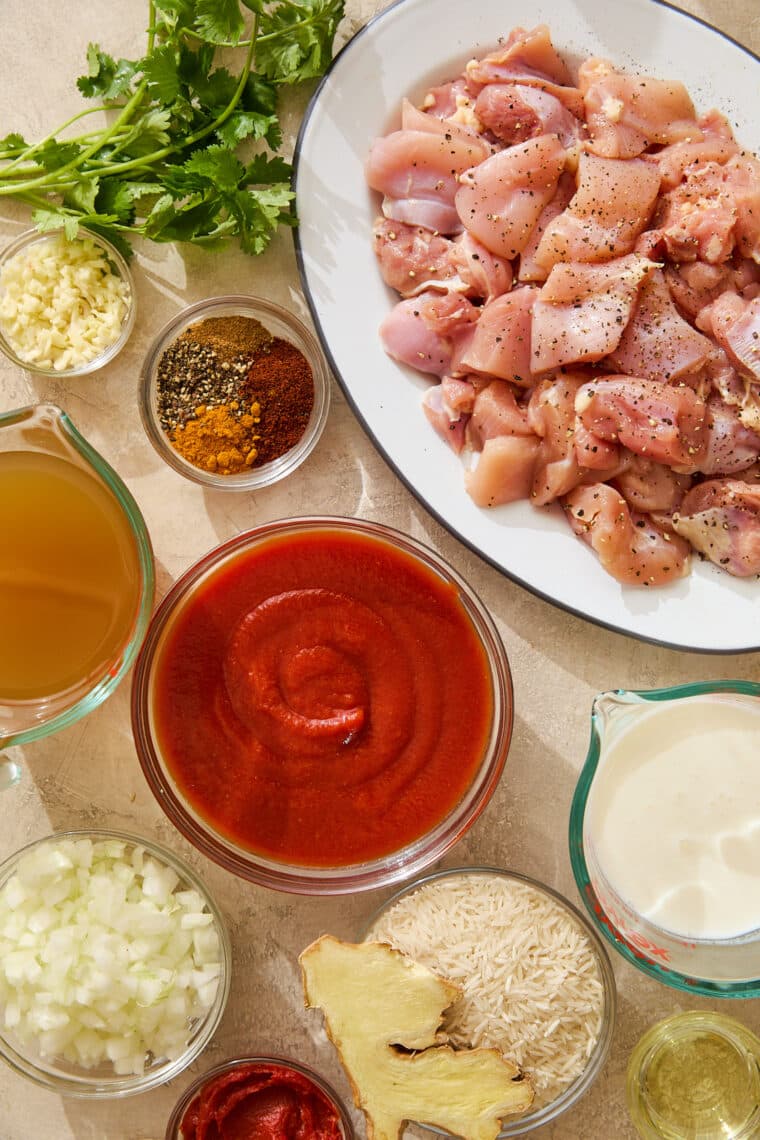 Easy Chicken Tikka Masala - 100x better (and faster) than take-out! And the chicken is perfectly juicy and tender with the dreamiest, creamiest, most flavor-packed sauce!