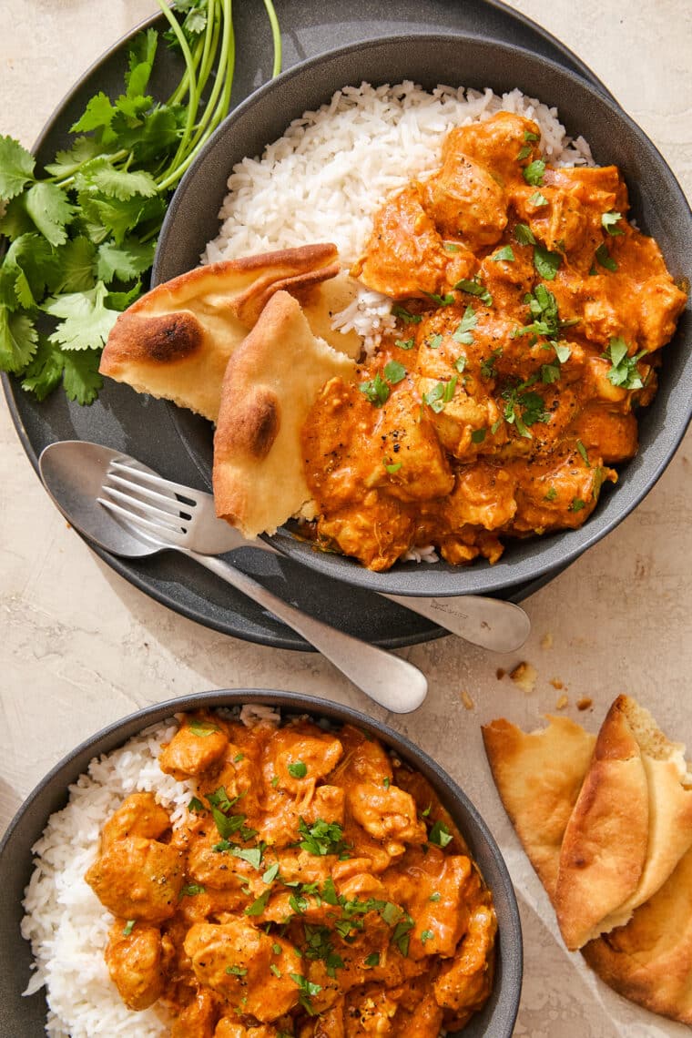 Easy Chicken Tikka Masala - 100x better (and faster) than take-out! And the chicken is perfectly juicy and tender with the dreamiest, creamiest, most flavor-packed sauce!