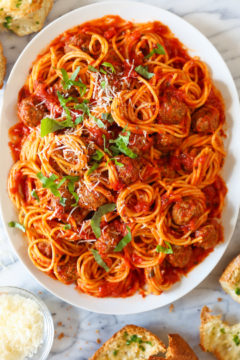 Instant Pot Spaghetti and Meatballs