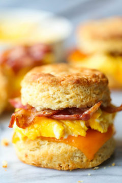 Make Ahead Breakfast Biscuit Sandwiches