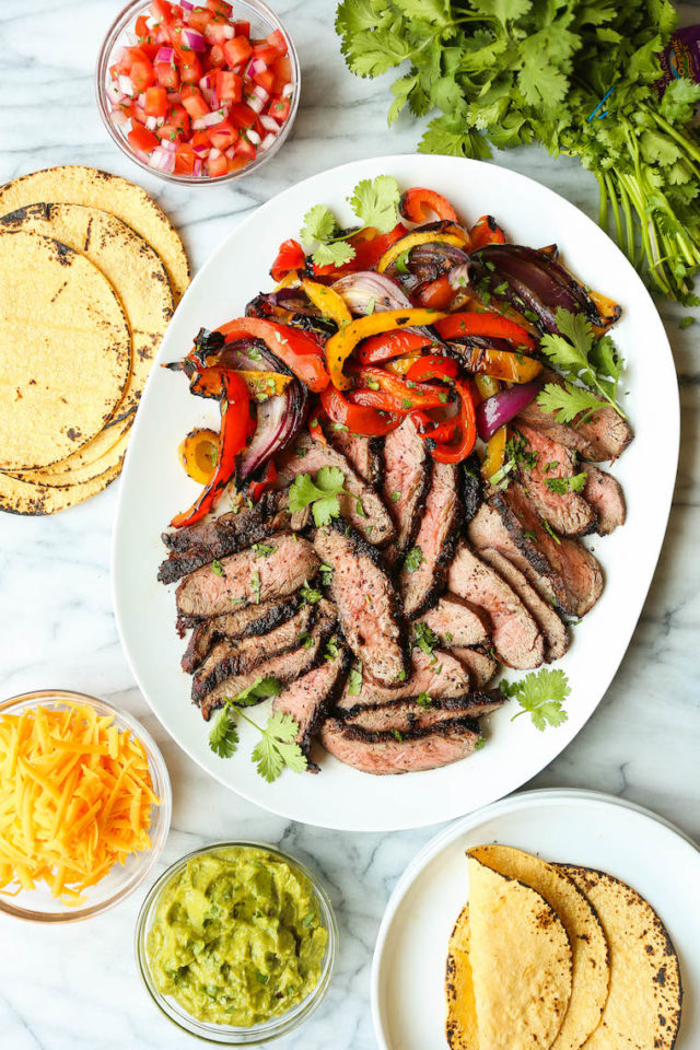 easy-steak-fajitas-damn-delicious