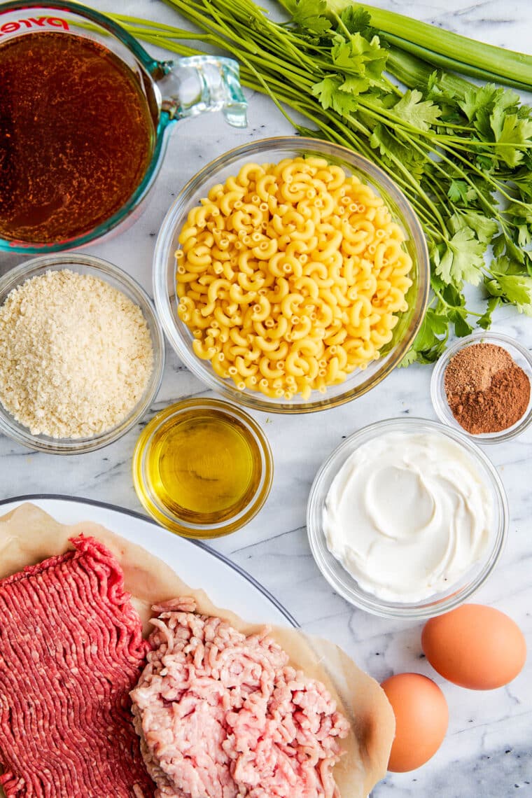 Swedish Meatball Pasta - Everyone's favorite Swedish meatballs with pasta tossed right into that cream sauce goodness. So heavenly, so good!